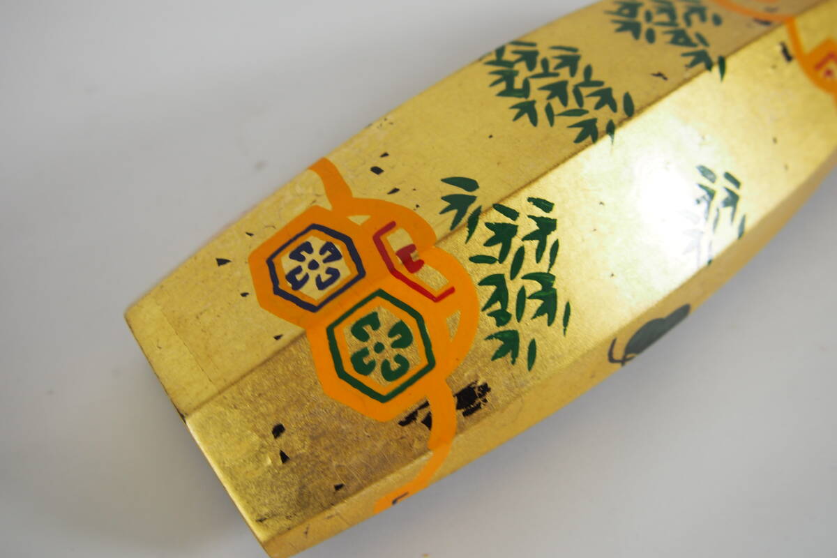  flat cheap . Izumi book@ gold .... incense case pine bamboo plum height sand wooden also box tea utensils Z-129