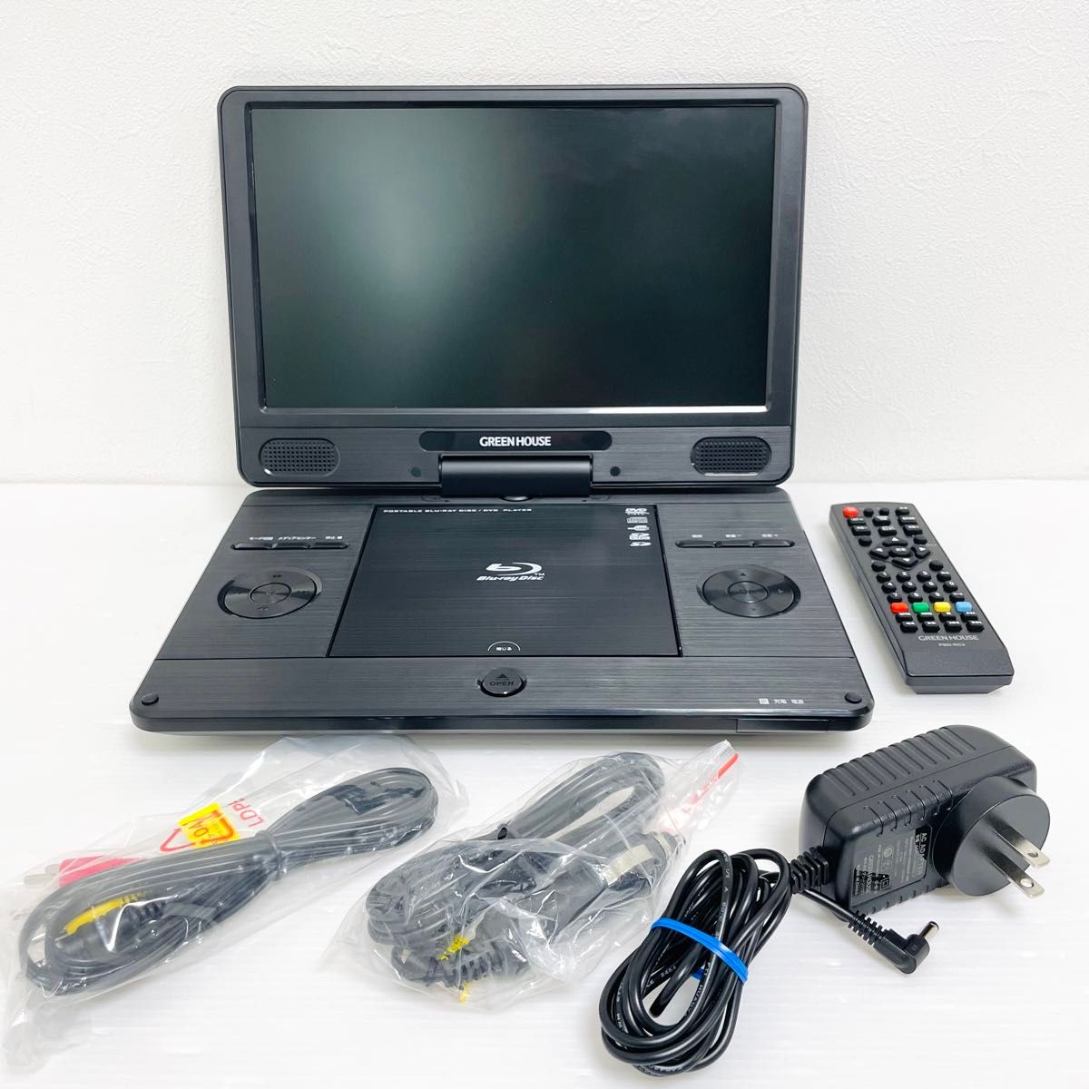 22年製 GREENHOUSE ポータブルブルーレイプレーヤー 11N2PBD Blu 22年製 GREENHOUSE ポータブルブルーレイプレーヤー 11N2PBD Blu