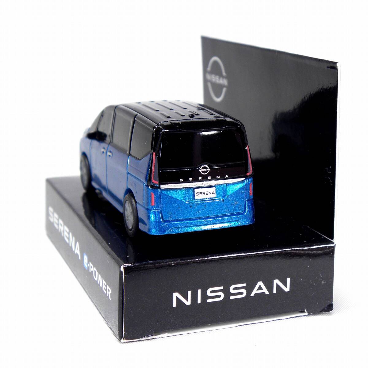 ●送料無料 日産 セレナ ●非売品 オリジナル ミニカー プルバックカー NISSAN SERENA ノベルティ チョロＱ仕様 即決_画像4