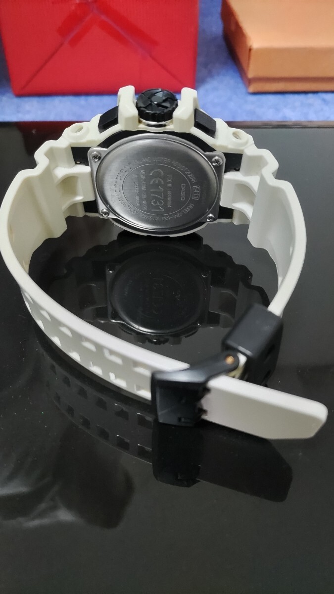 人気 極美品 G-SHOCK カシオ GBA400 SS Bluetooth G'MIX レア モデル 稼働品 アナデジ Gショック CASIO ジーショック パール 白 腕時計 の画像6