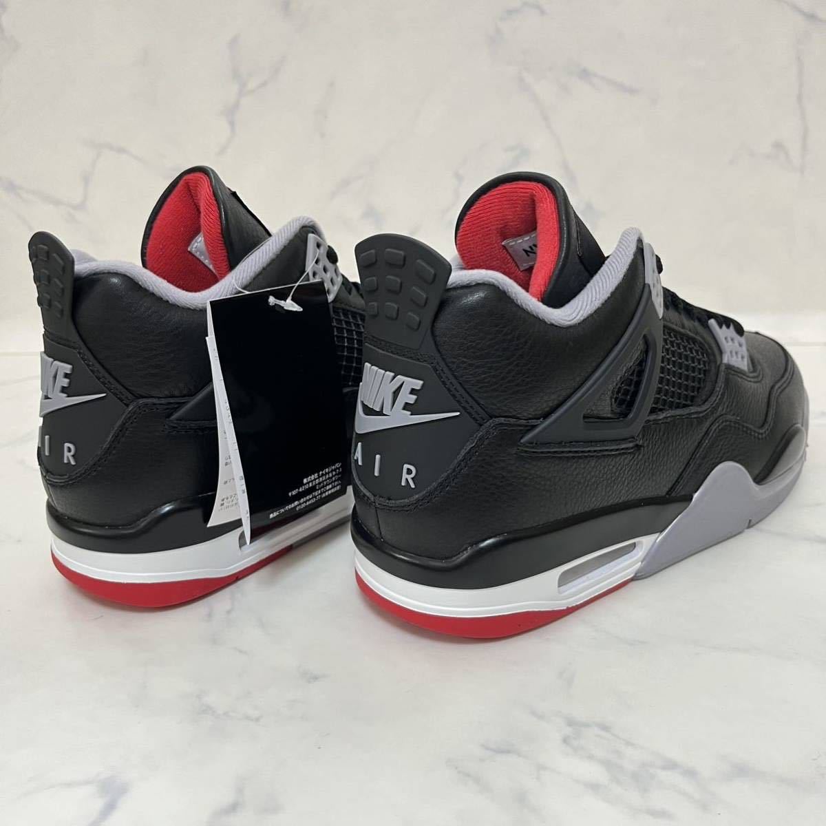 ★送料無料★【新品 完売品】28cm Nike Air Jordan 4 Retro Bred Reimagined ナイキ エアジョーダン4 レトロ ブレッド リイマジンド_画像6