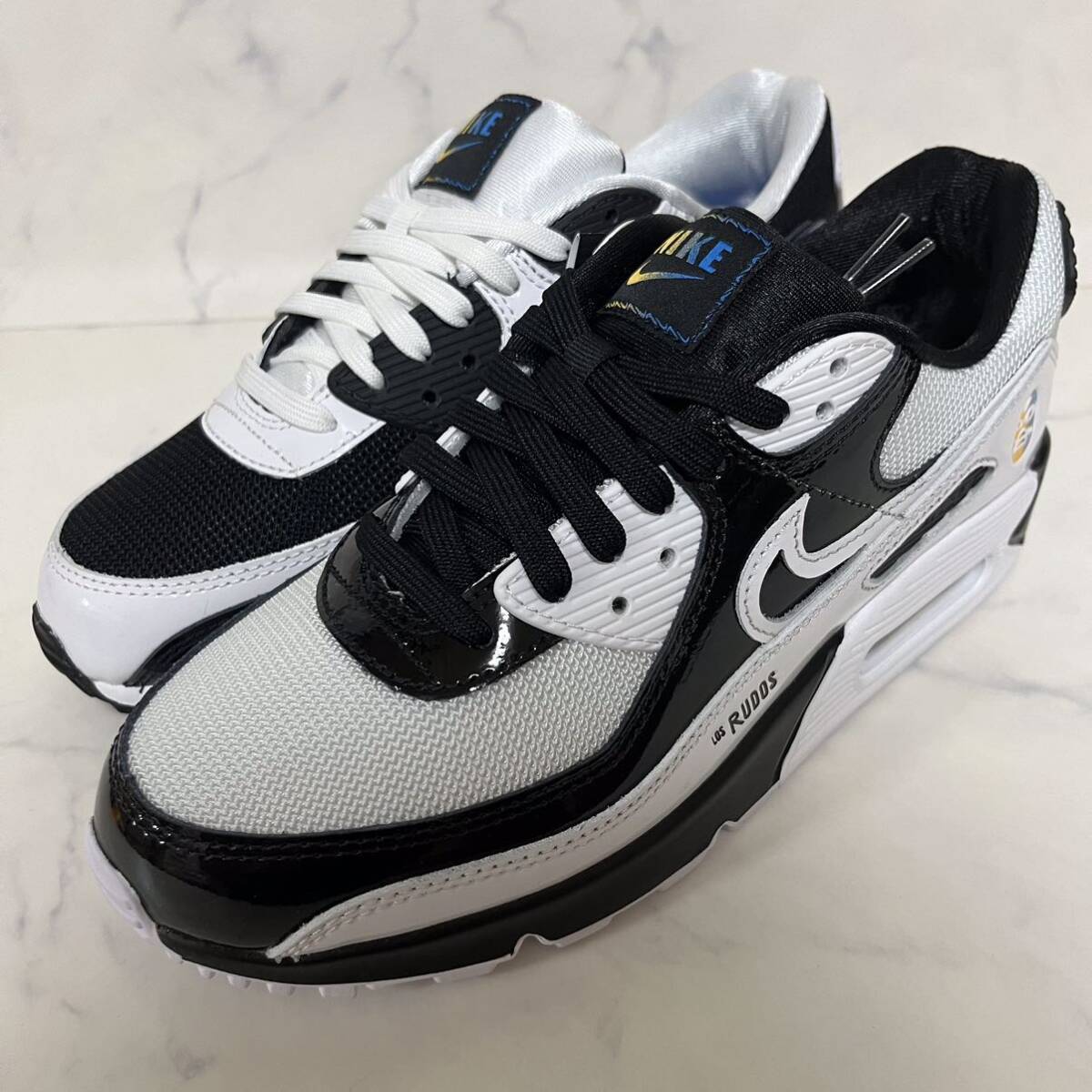 ★送料無料★【新品】Nike Air Max 90 Lucha Libre se ナイキ エア マックス ルチャリブレ ブラック ホワイト 2トーン エナメル 26cm