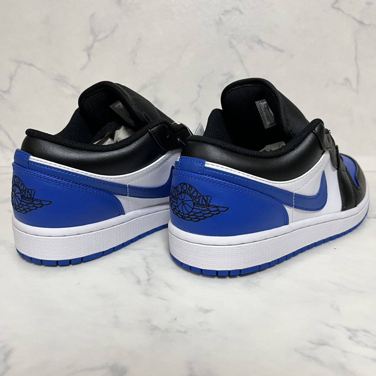★送料無料【新品】Nike Air Jordan 1 Low Black/White Royal Blue ナイキ エアジョーダンロー ブラック ホワイト ロイヤルブルー 27.5cm