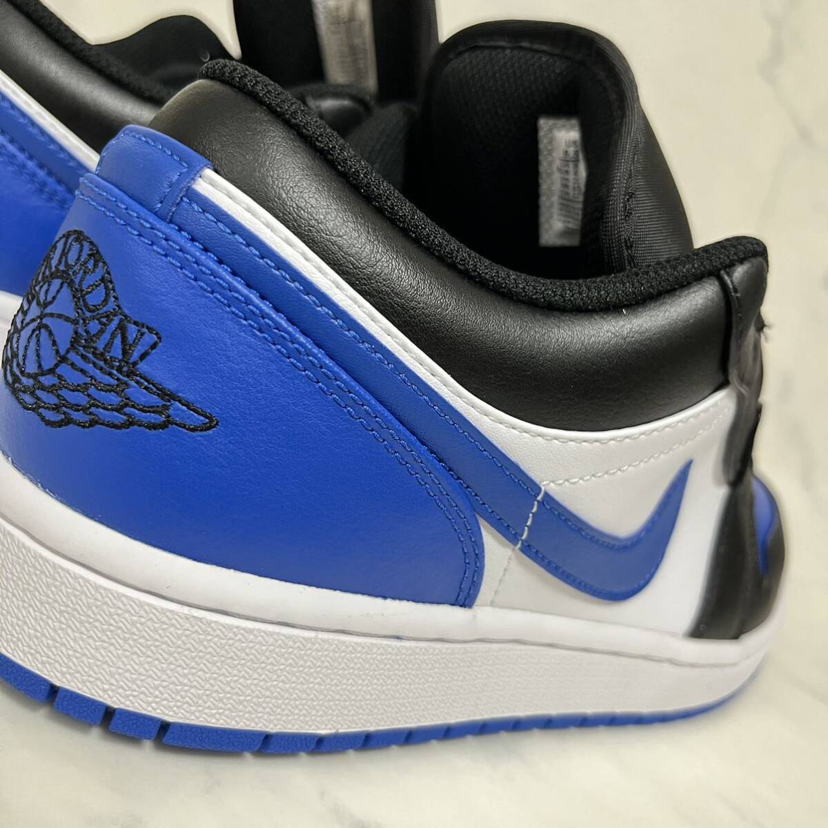 ★送料無料【新品】Nike Air Jordan 1 Low Black/White Royal Blue ナイキ エアジョーダンロー ブラック ホワイト ロイヤルブルー 27.5cm