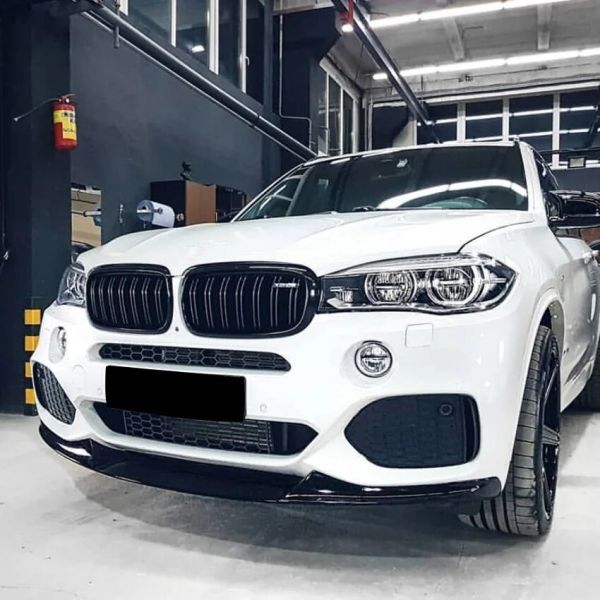 【送料無料】 フロントバンパー リップスポイラー カーボン BMW X5 F15 Mスポーツ 2014-2018 フロント リップ スポイラー_画像3