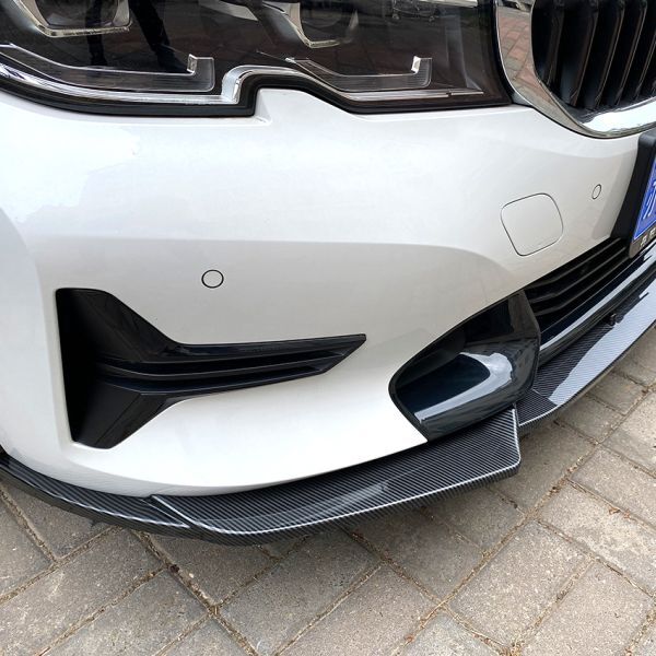 【送料無料】 フロントバンパー フロントカナード カーボン BMW 3シリーズ G20 G21 2019-2022 フロント リップ スポイラー_画像3