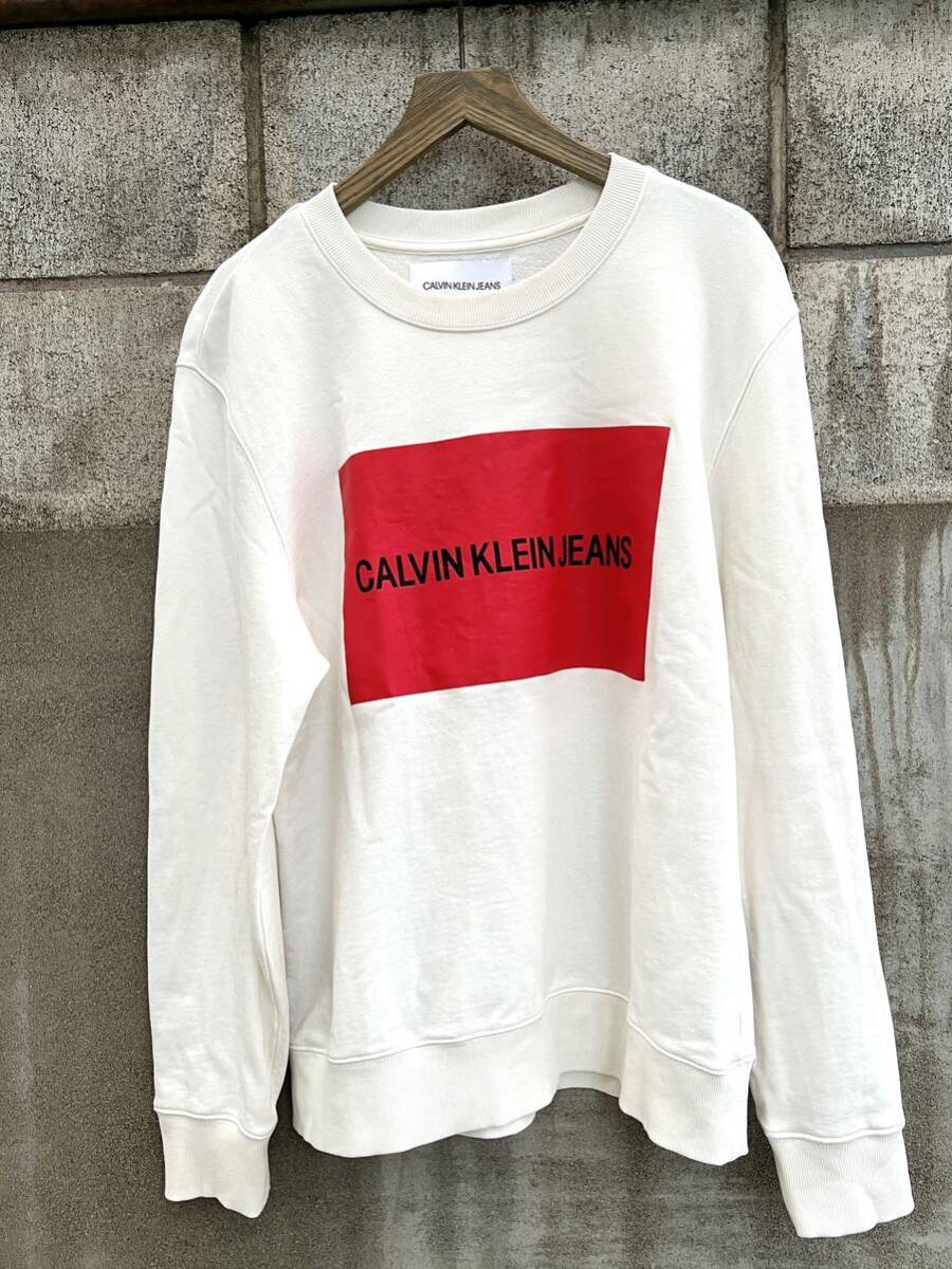 CK カルバンクライン スウェット トレーナー XL 中古 美品_画像1