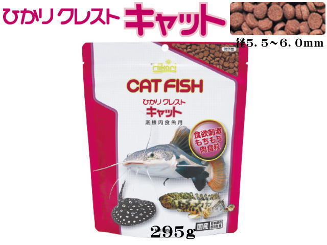 【レターパック発送】キョーリン ひかりクレストキャット295g 底棲肉食魚　管理LP2_画像1