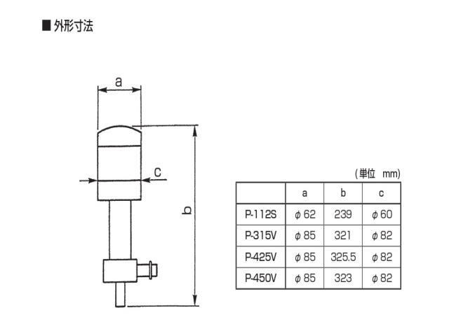 【送料無料】レイシー たて型ポンプ P-112S 揚水ポンプ 上部フィルター 上部濾過槽 海水循環 管理80の画像4