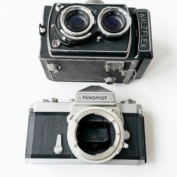 まとめ売り ◆ カメラ レンズ 10点セット Canon Luna105S オリンパス OM-1 DSC-H10 ニコン Nikomat ジャンク フィルムカメラ デジカメ_画像8