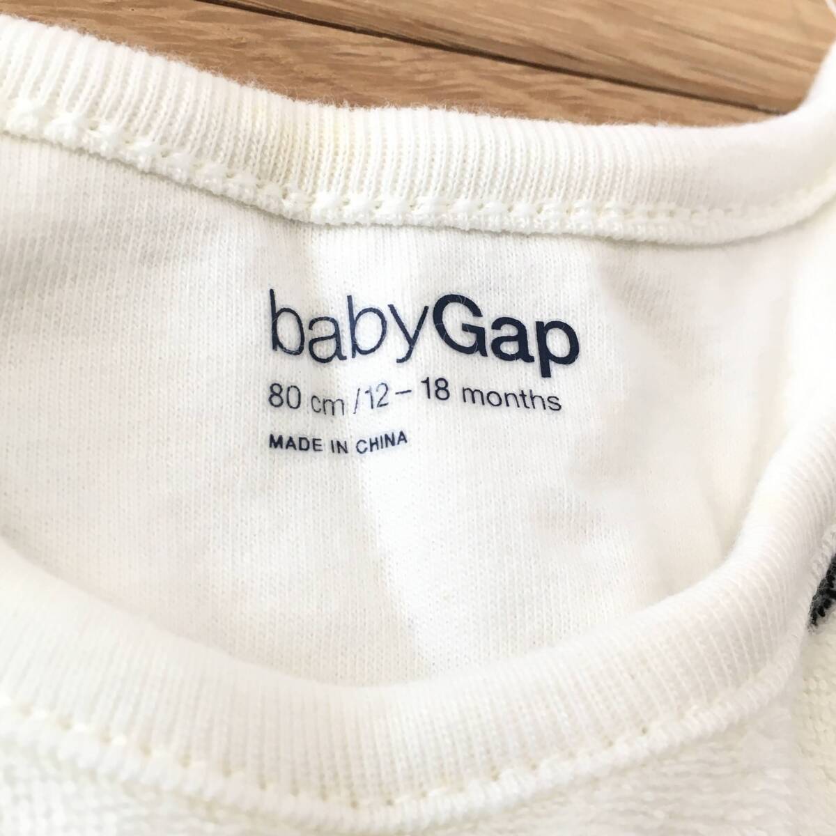 baby Gap 80cm 12-18months ロンパース 肌着 子供服 バイル地_画像3