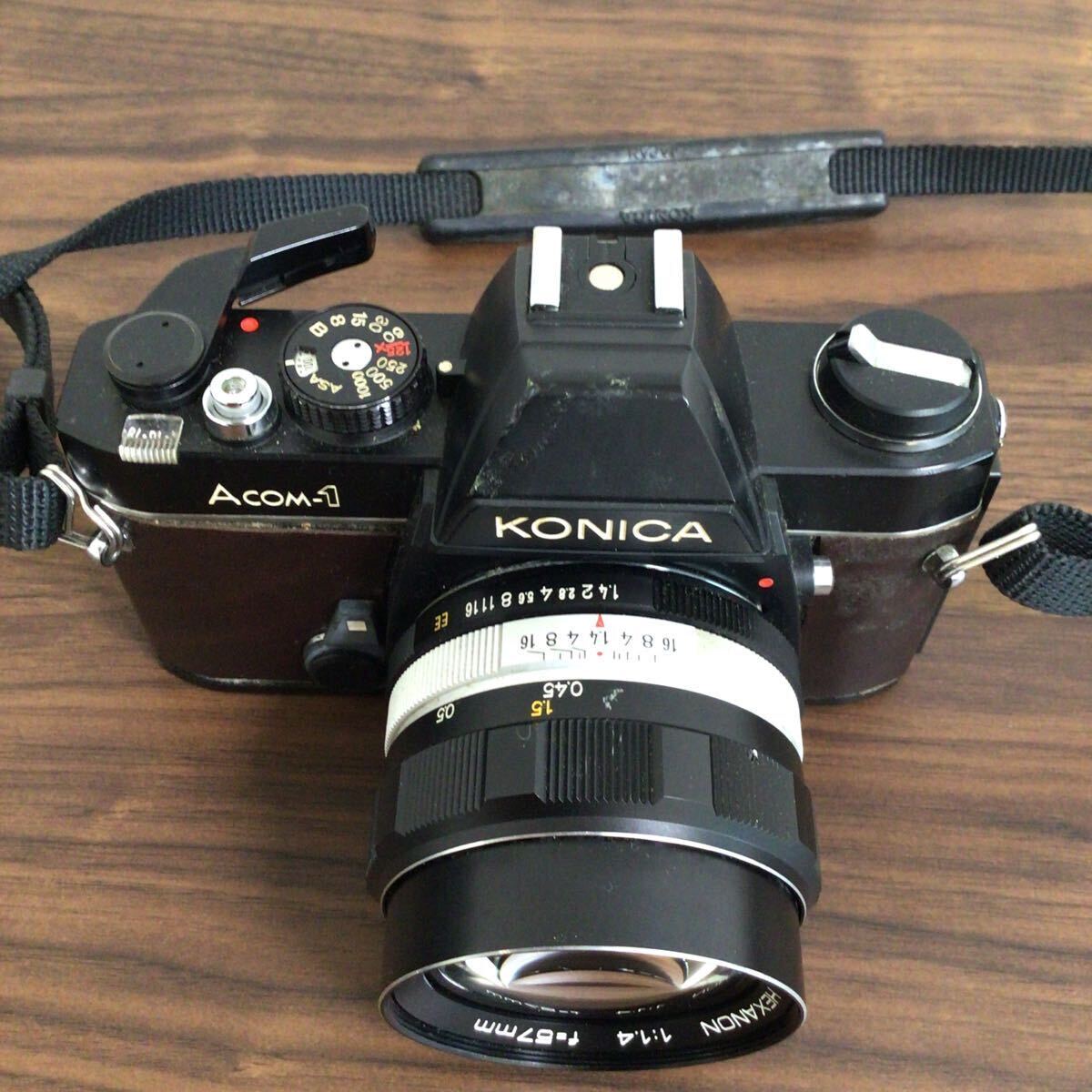 ★現状品★ カメラ コニカKONIKA ACOM-1 / レンズ KONIKA HEXANON 1:1.4 57mmの画像4