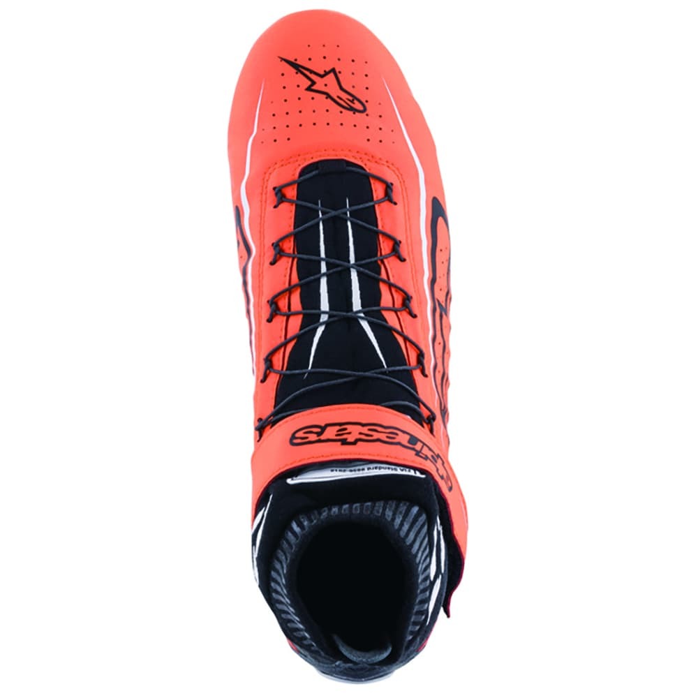 alpinestars( Alpine Stars ) racing shoes TECH-1 Z V2 SHOES ( size USD: 9) 21 WHITE BLACK [FIA8856-2018 official recognition ]