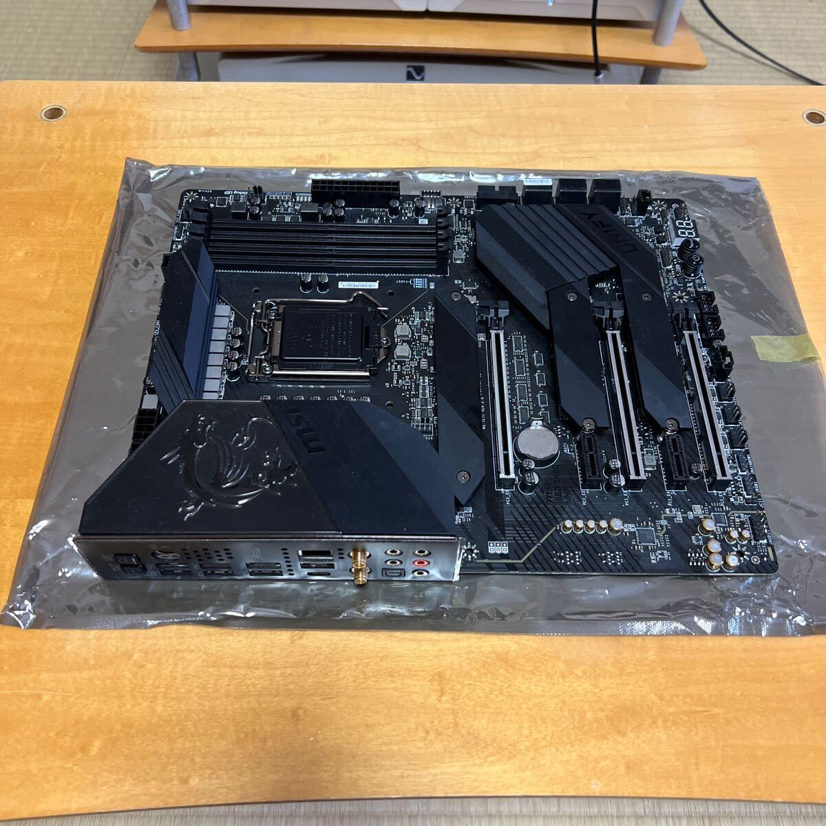 MSI MEG Z490I UNIFY LGA1200 Z490 マザーボード 動作確認_画像1