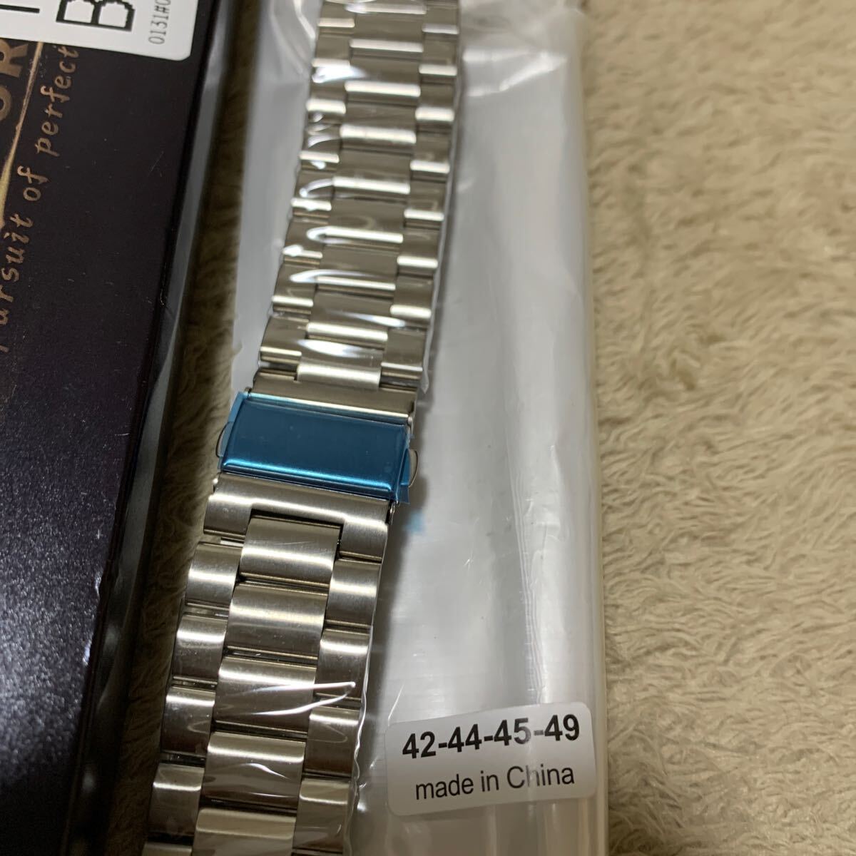 603t1515☆ Apple Watch バンド保護ケース付きステンレススチール 44mm_画像4