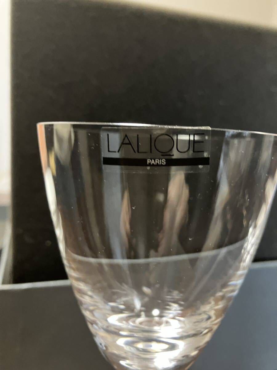 【未使用】ラリック LALIQUE ワイングラス ペア ルーブル Louvreの画像3
