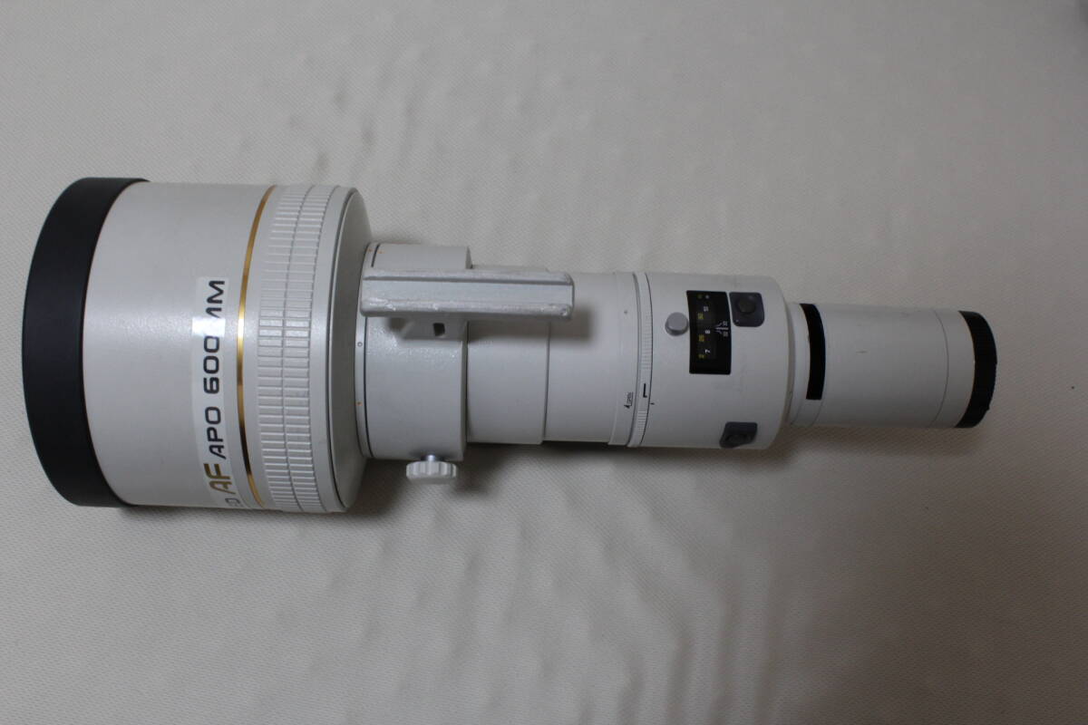 【コレクター放出品 ドロップフィルター カラー フィルター キャップ欠品 ジャンク】ミノルタ AF APO TELE 600mm F4（32）ハードケース付_画像9