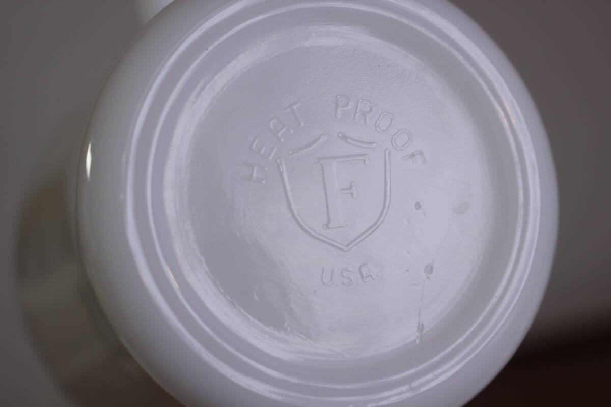 【ゆうパック 送料無料】2個セット! 美品 ▼ フェデラル Dハンドル ホワイト マグカップ マグ ヴィンテージ アメリカ製 USAの画像5