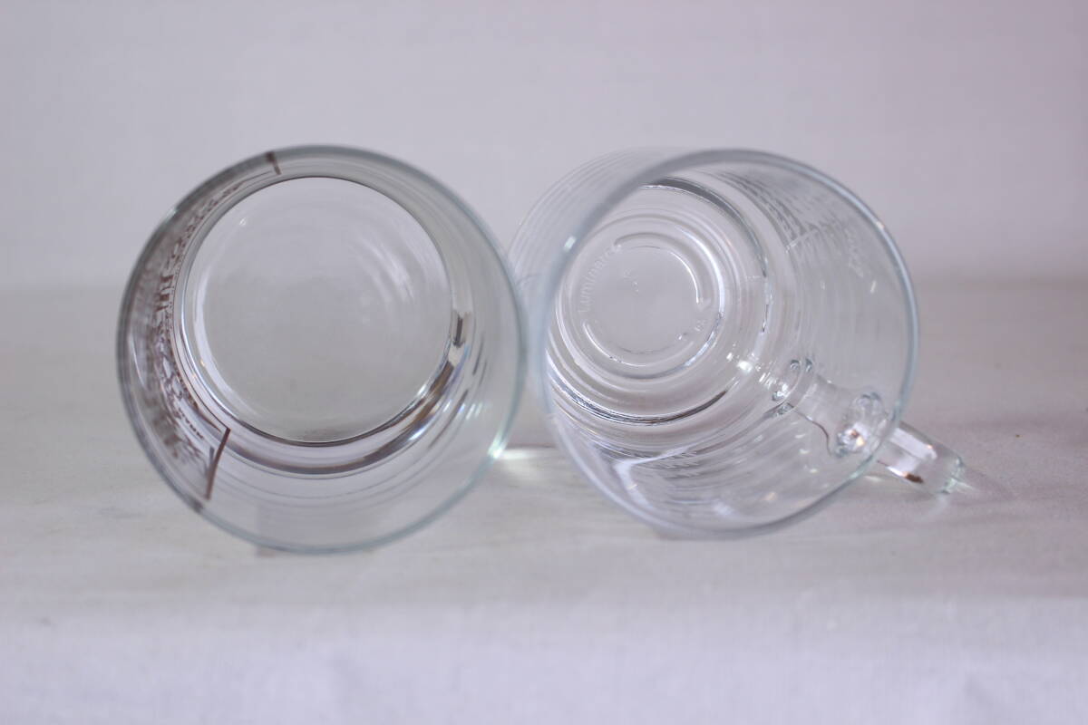 【送料無料】美品! 2個セット LEVI’S リーバイス グラス マグカップ 15周年記念 マグ luminarc ウィスキーグラス タンブラー ロックグラス_画像7