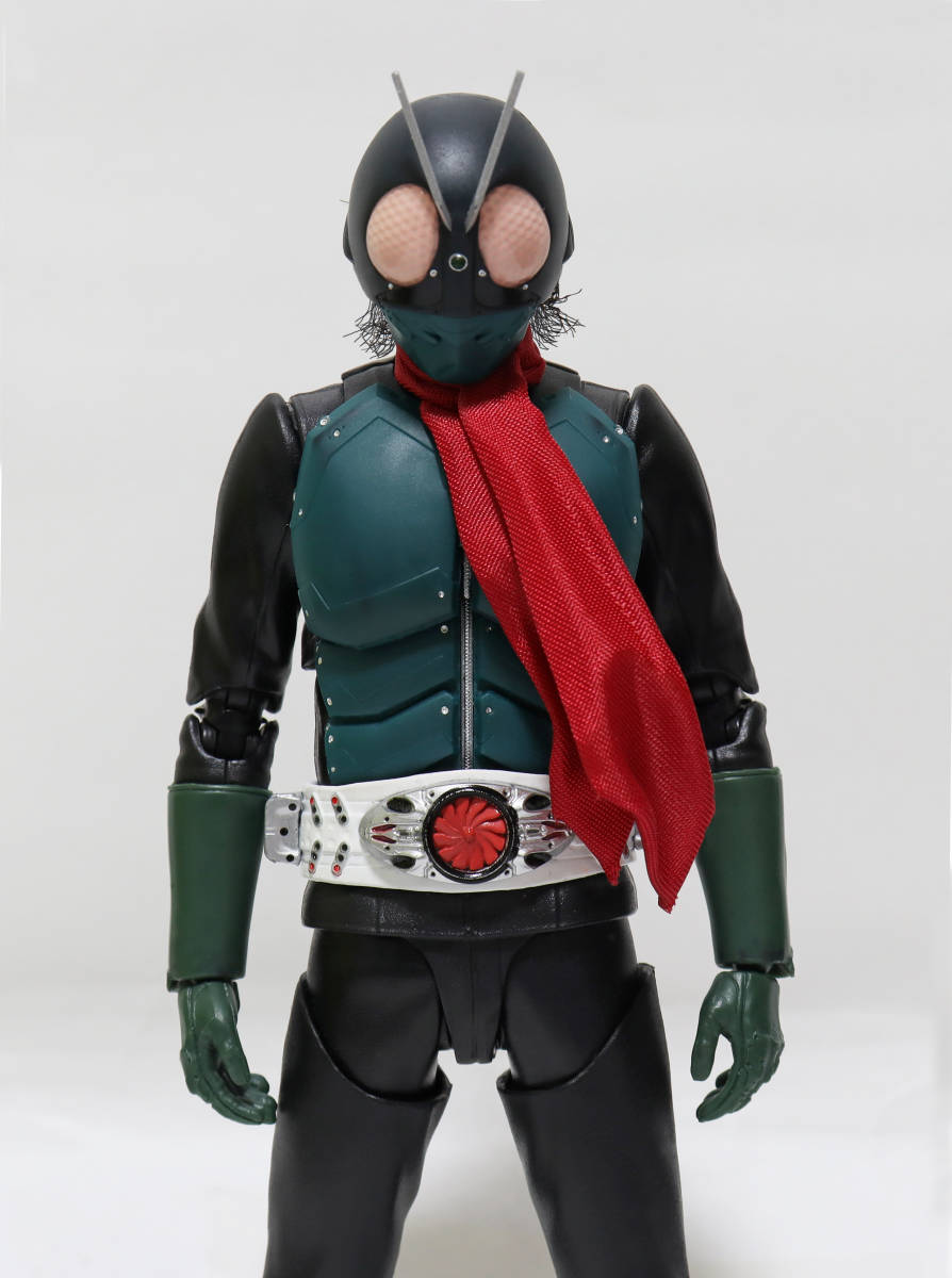 1/12 フィギュア用 布マフラー ワイヤー入 フィギュアーツ 等々 【微光沢】 シン仮面ライダー Figuarts 1号 2号_画像1