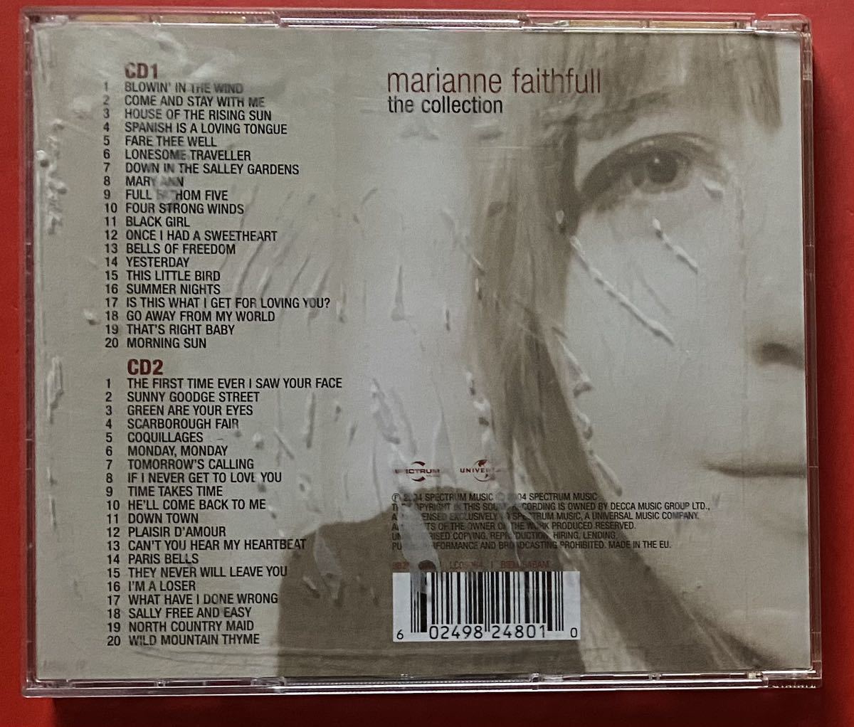 【2CD】Marianne Faithfull「THE COLLECTION」マリアンヌ・フェイスフル 輸入盤 [11070619]_画像2