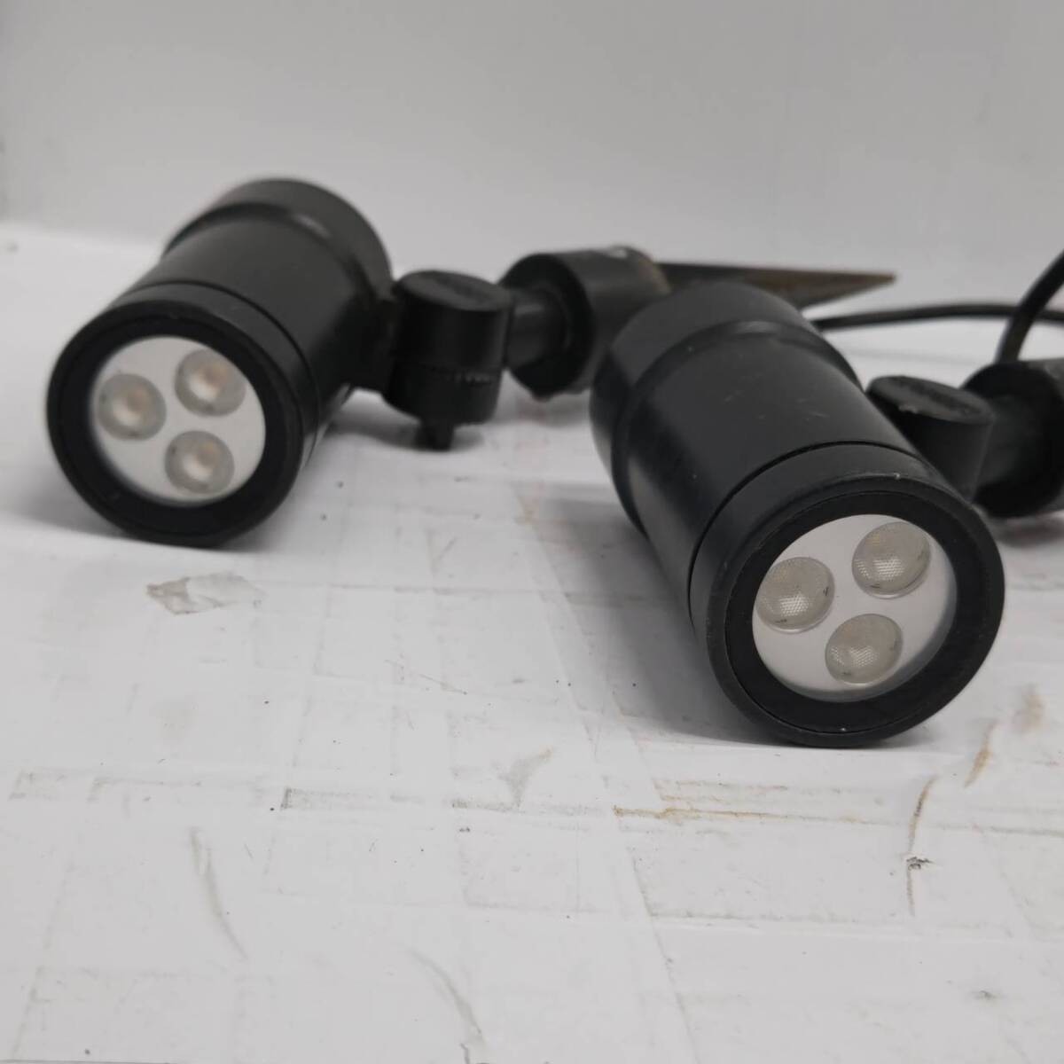 送料無料h58041 LED照明器具 2点セット HFE-D67C タカショーデジテック スポットライト 屋外用 園芸 イルミネーション 100V 7.2W_画像2