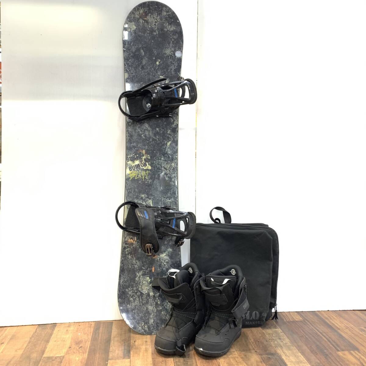 当店だけの限定モデル ディーラックス DEELUXE 155 2013 BLUNT バートン BURTON 送料無料h57715 TEAM 26.0cm 7.5 UK セット ブーツ 板 スノーボード ID 26.0cm