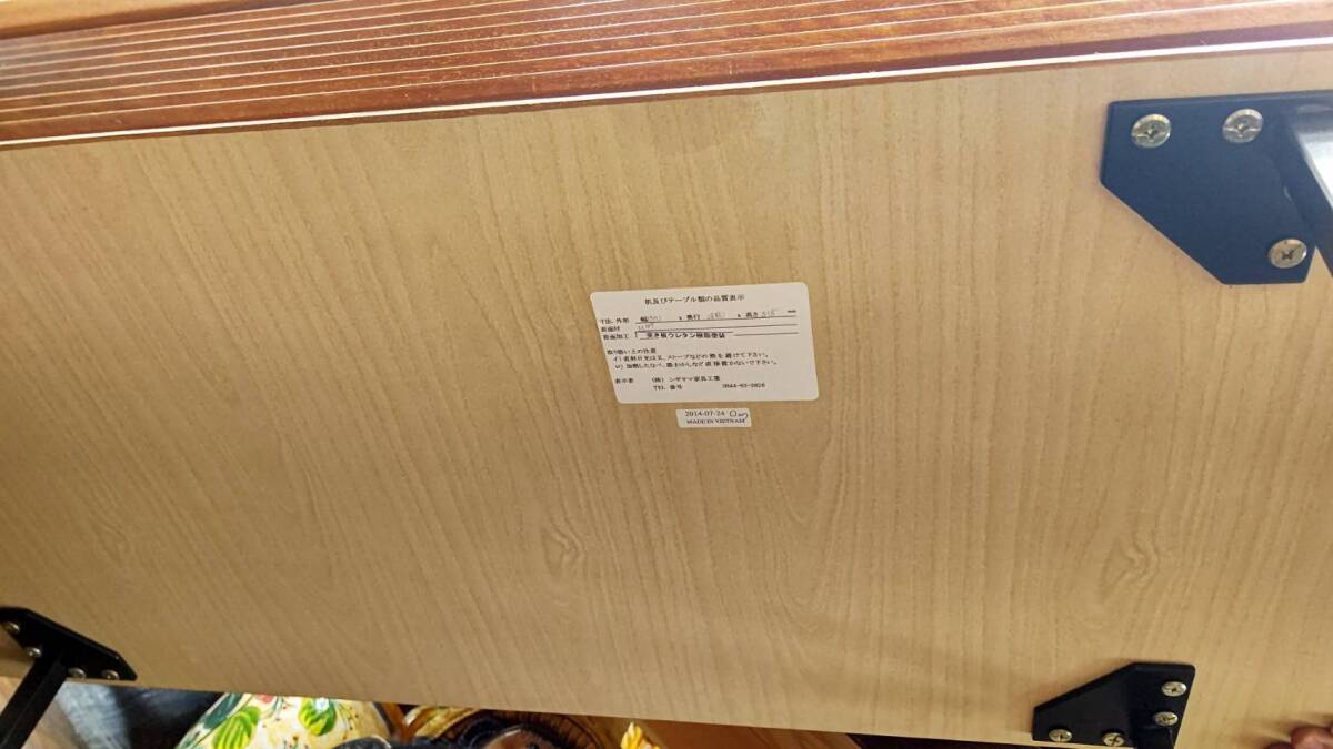 直接引取h57713 シギヤマ家具　ローボード　テレビボード　サイドボード　北欧スタイル家具　幅100✕奥行45✕高さ31.5cm_画像7