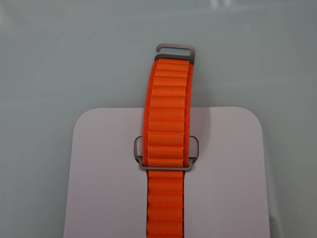 Apple /Apple Watch 49mmケース用 オレンジ アルパインループ - M [MQE03FE/A]_画像4