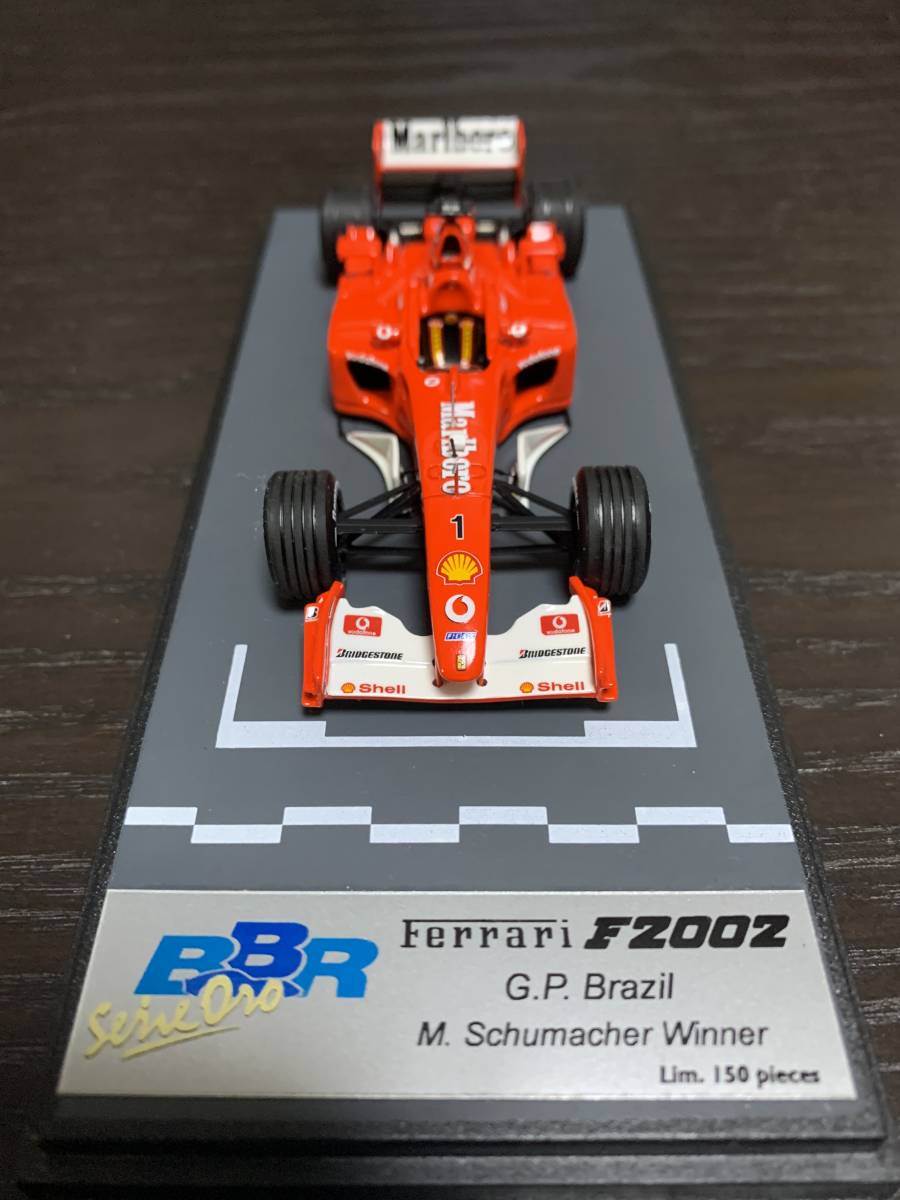 1/43 BBR Ferrari F2002 G.P.Brazil M.Schumacher Winner 限定150台