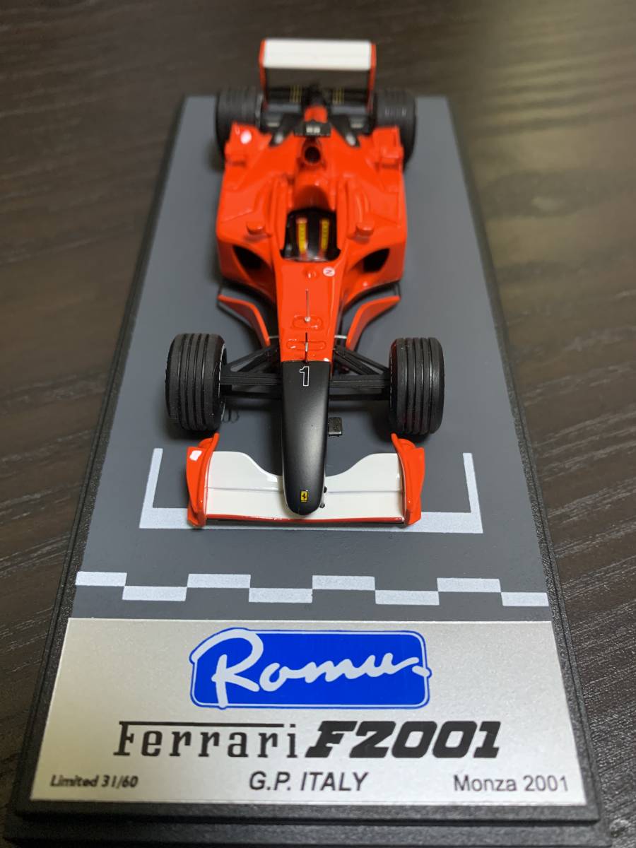 Romu特注 1/43 BBR Ferrari F2001 Italia G.P. Monza BlackNose 限定60台