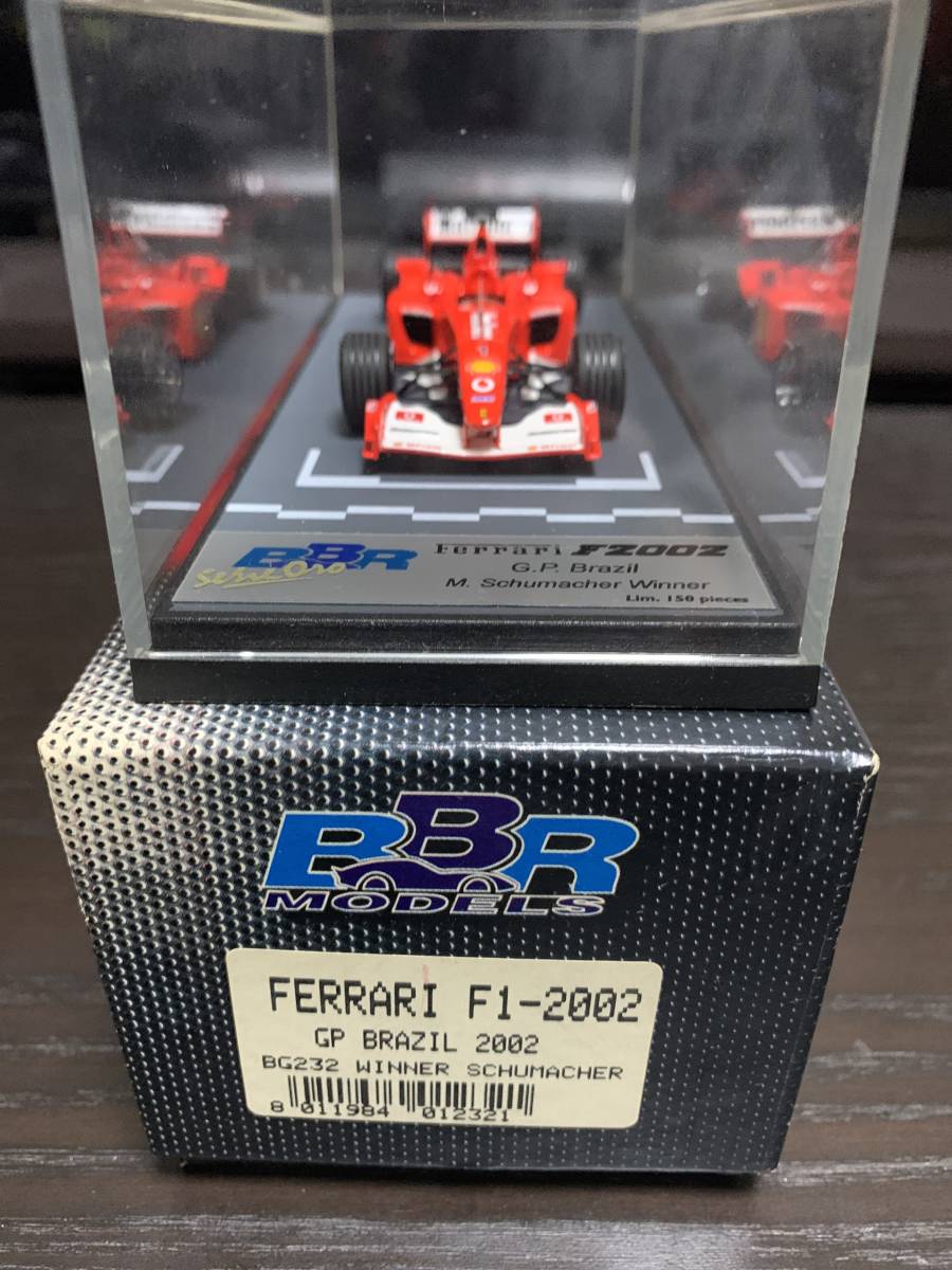 1/43 BBR Ferrari F2002 G.P.Brazil M.Schumacher Winner 限定150台_画像7