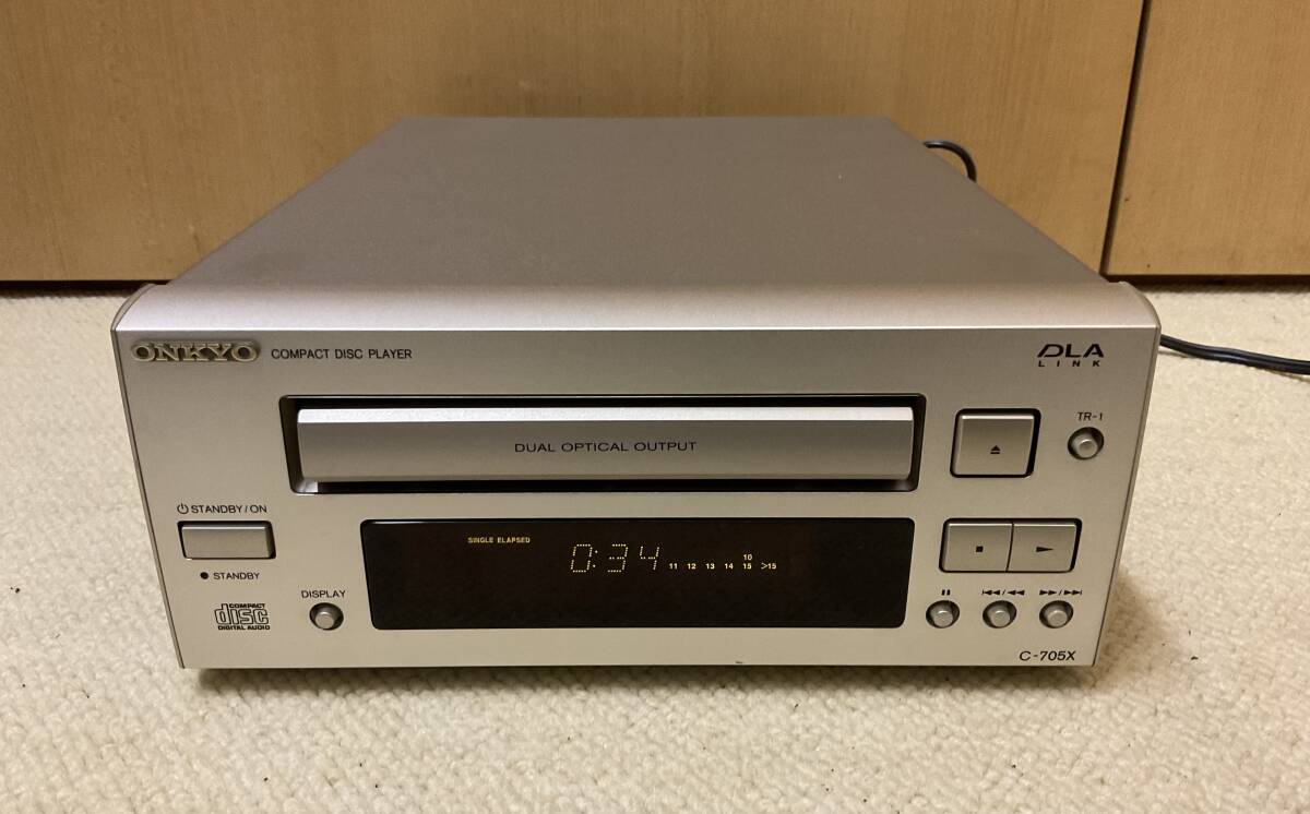 ◇ONKYO C-705X CDプレイヤー メンテナンス済み◇_画像1