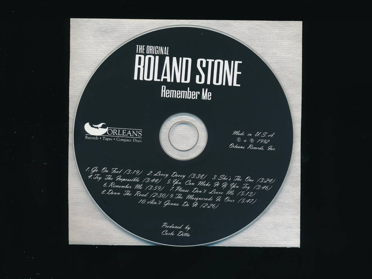 ☆THE ORIGINAL ROLAND STONE☆REMEMBER ME☆1993年帯付日本流通仕様☆VIVID VSCD-1202(I) (ORLEANS RECORDS OR1111)☆DR.JOHN☆_画像4