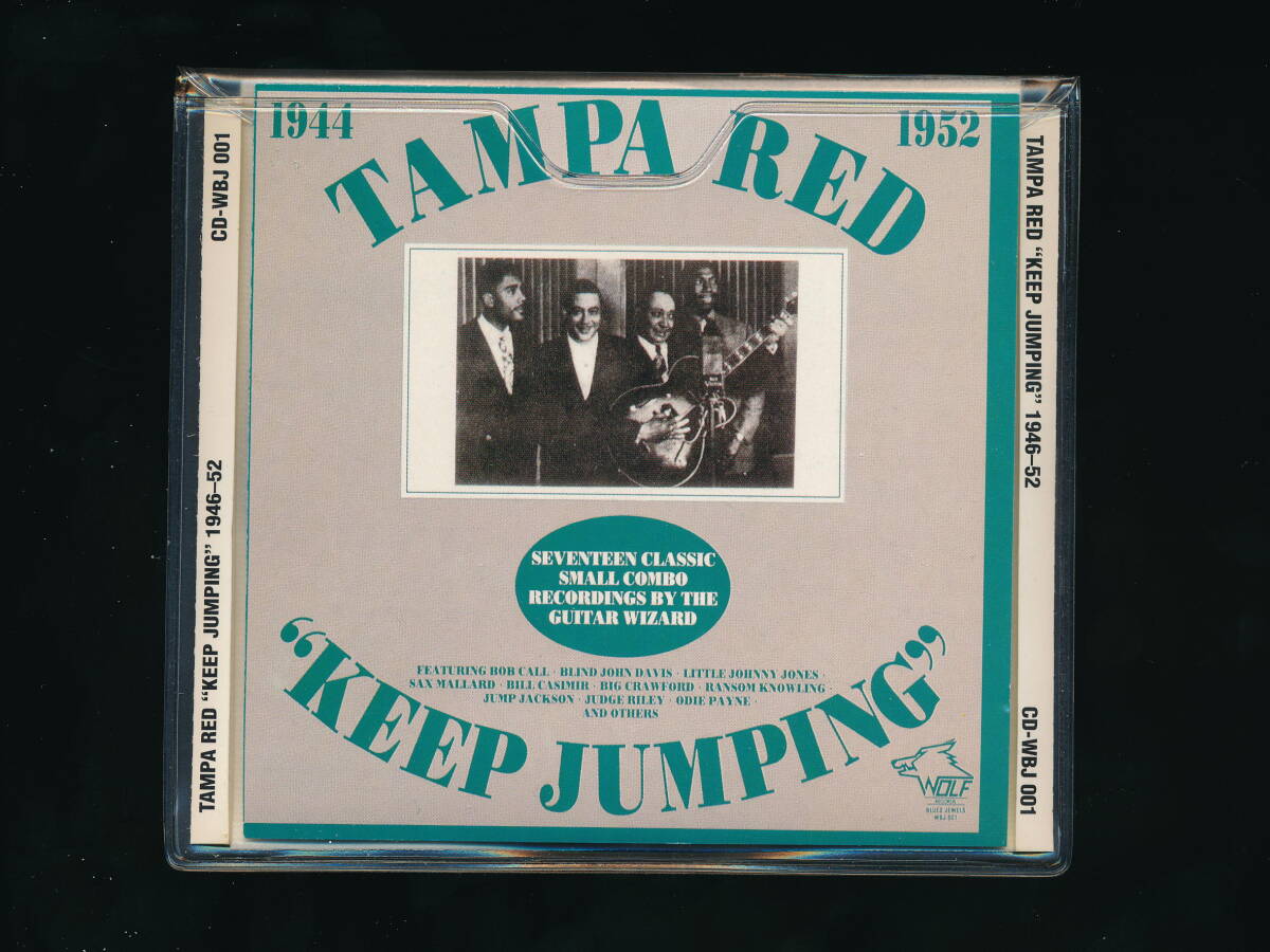 ☆TAMPA RED☆''KEEP JUMPING'' 1944-1952☆帯付日本流通仕様☆VIVID VSCD-1205(I) (WOLF RECORDS CD-WBJ 001)☆の画像2