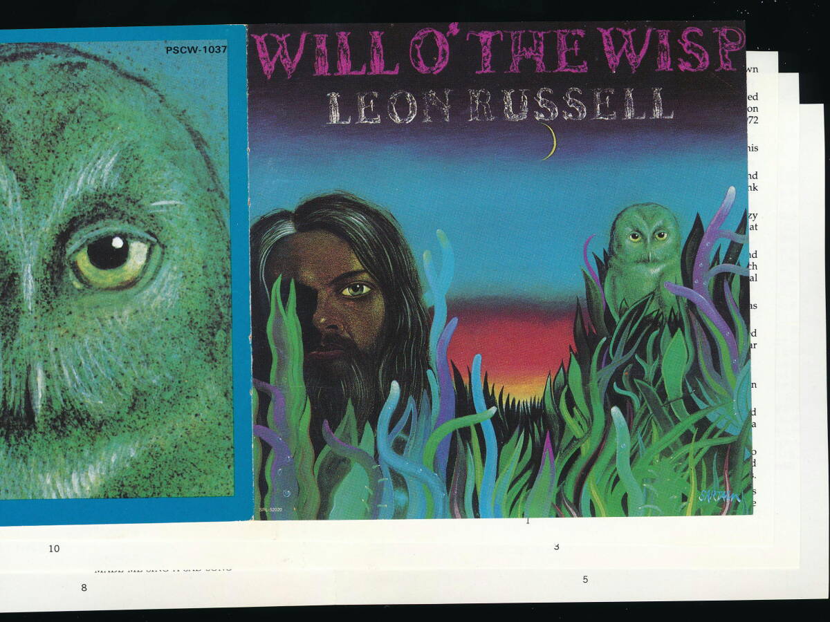 ☆LEON RUSSELL☆WILL O' THE WISP☆1990年帯付日本盤☆DCC / POLYSTAR PSCW-1037☆_画像5