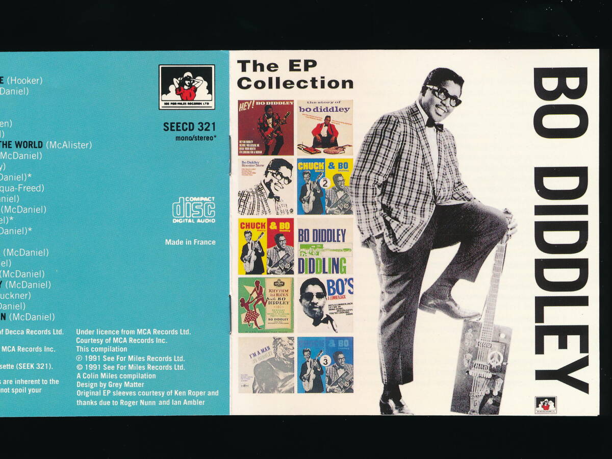 ☆BO DIDDLEY☆THE EP COLLECTION☆1991年輸入盤☆SEE FOR MILES RECORDS SEECD 321☆の画像4