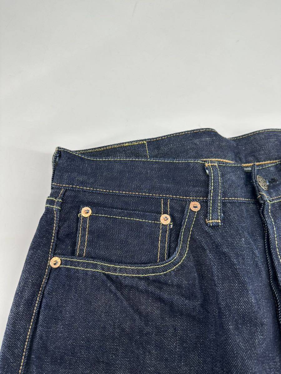 希少/美品/sugar cane/スター 刺繍 デニム パンツ 724/W31/シュガーケーン ワンスター ロンスター star jeans ボトムス ジーンズの画像8