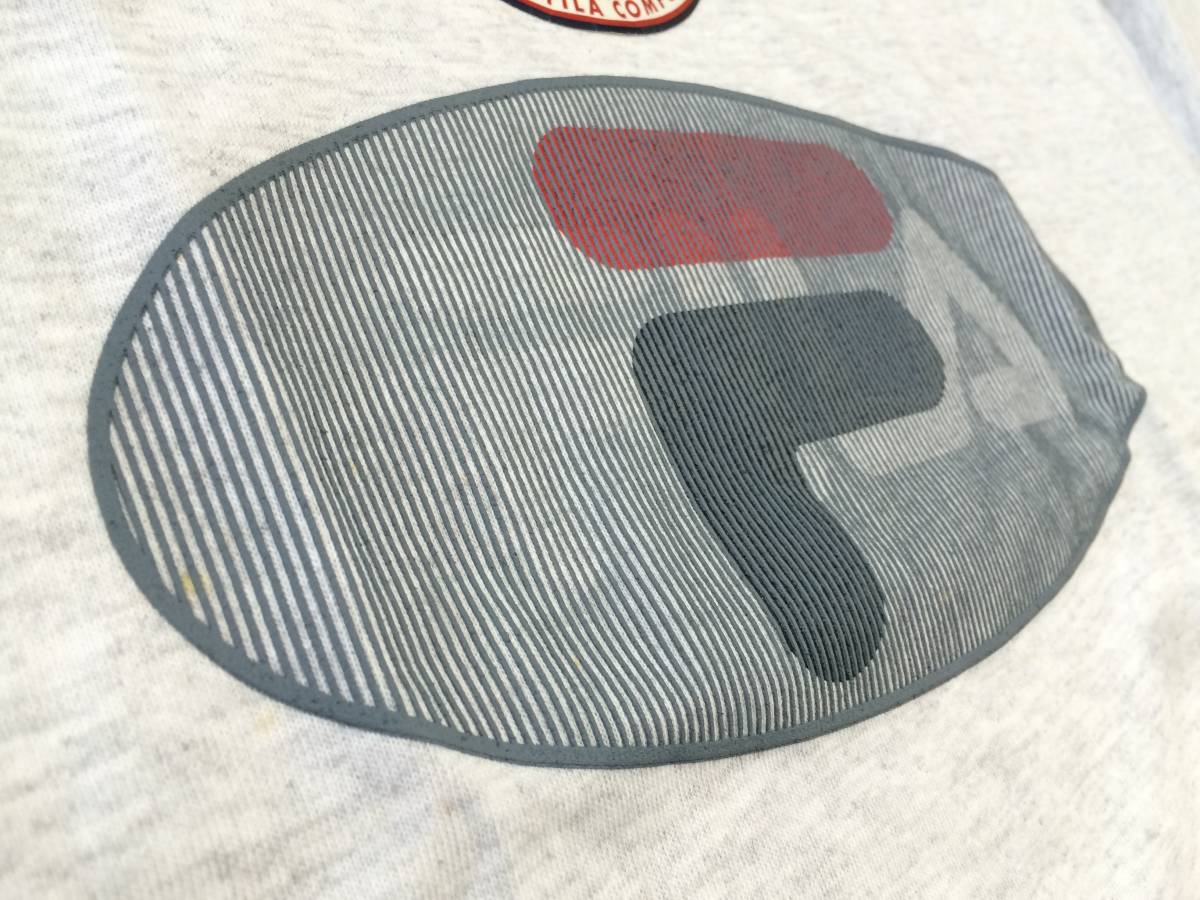 90s デッド　USA製　フィラ　Tシャツ　L　FILA ギミックプリント_画像5