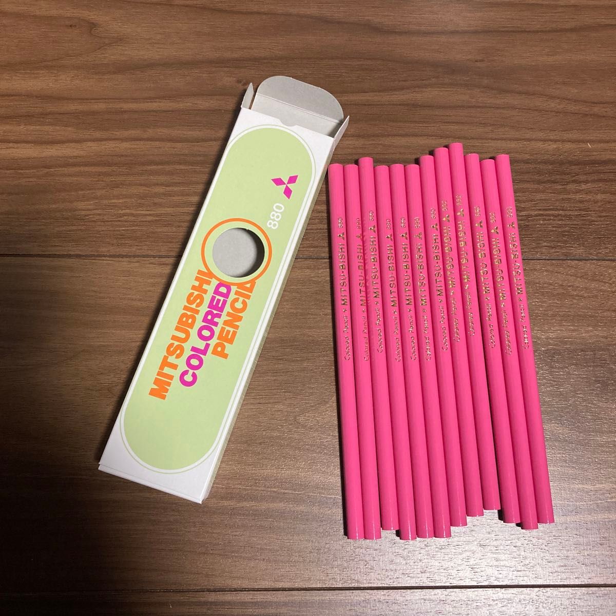 三菱色鉛筆　ももいろ　1ダース　12本　いろえんぴつ　桃色　ピンク　卒業式　入学式　ぬりえ　塗り絵