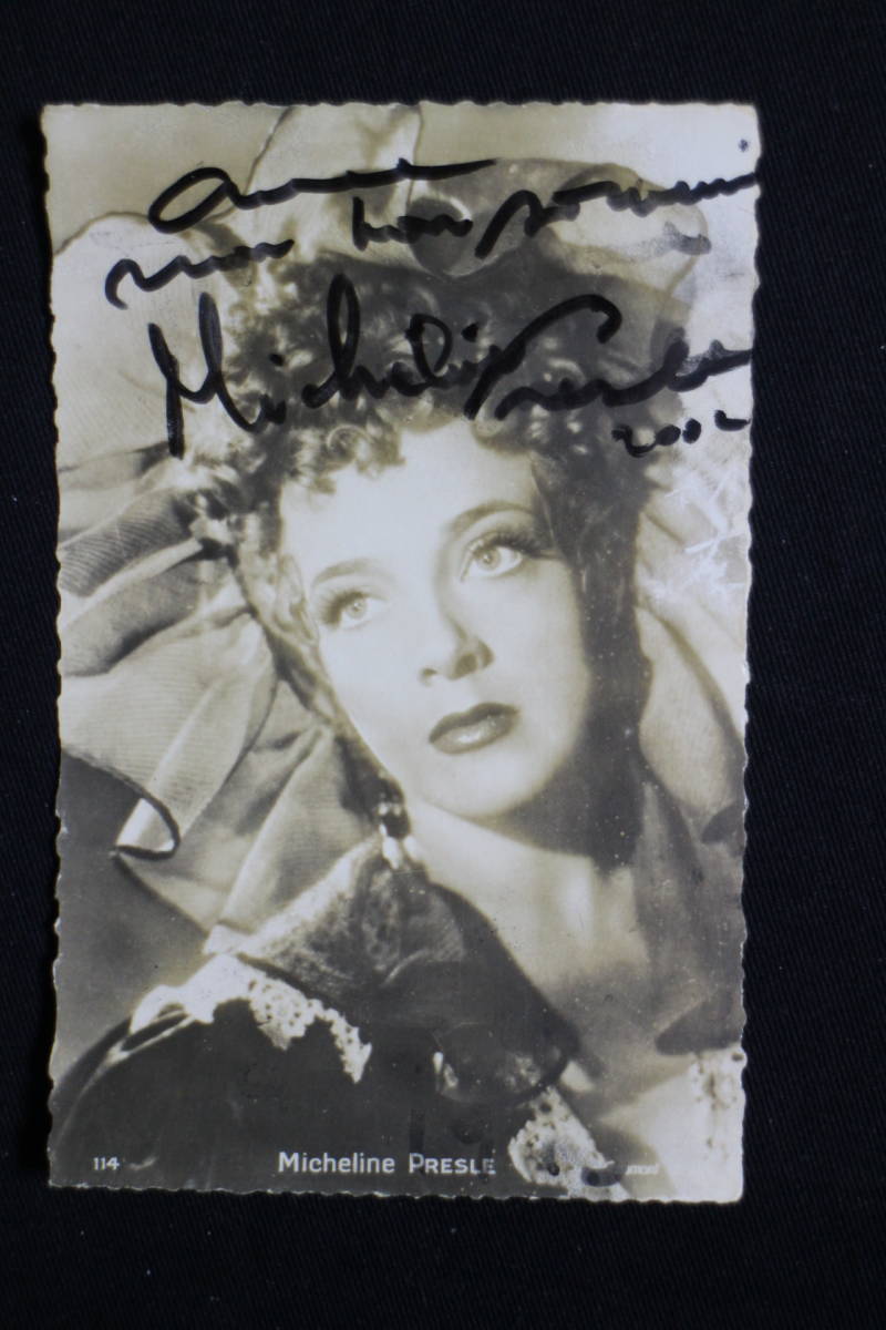 ヤフオク ミシュリーヌ プレール 直筆ハンドサイン入り写真 ヤフオク ミシュリーヌ プレール 直筆ハンドサイン入り写真