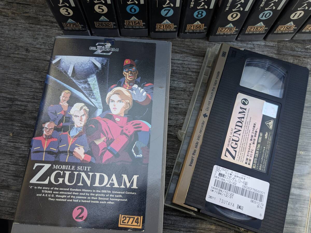 ▼送料900・セットまとめて▼レンタル落ち機動戦士Zガンダム VHSビデオテープ 20240308-B00005EDVU-UAC-1200-1の画像2