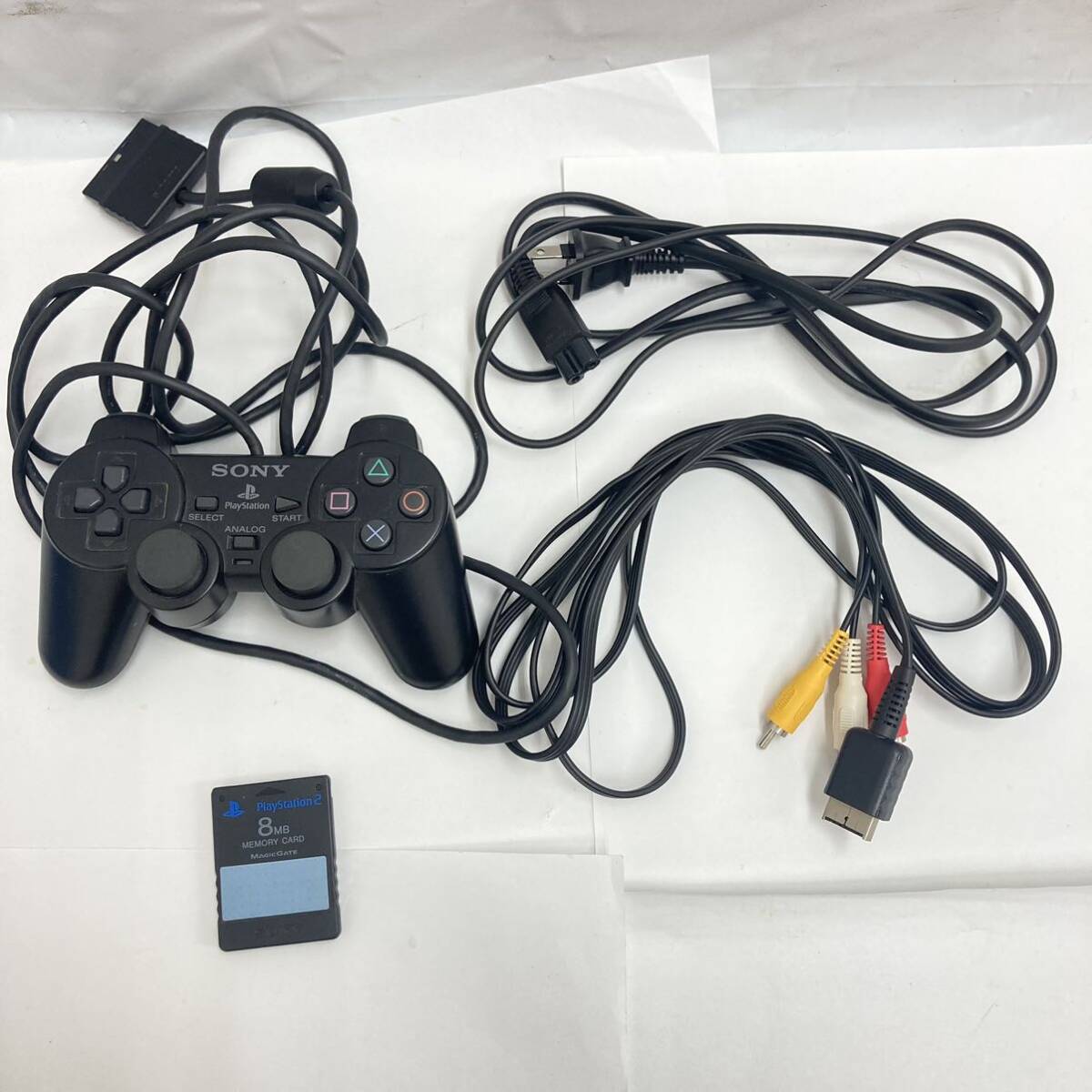 【オススメ】☆SONY PlayStation2 SCGH-90000CB チャコールブラック 本体 ソフト15点まとめ売り☆プレイステーション2／PS2／DH0_画像7