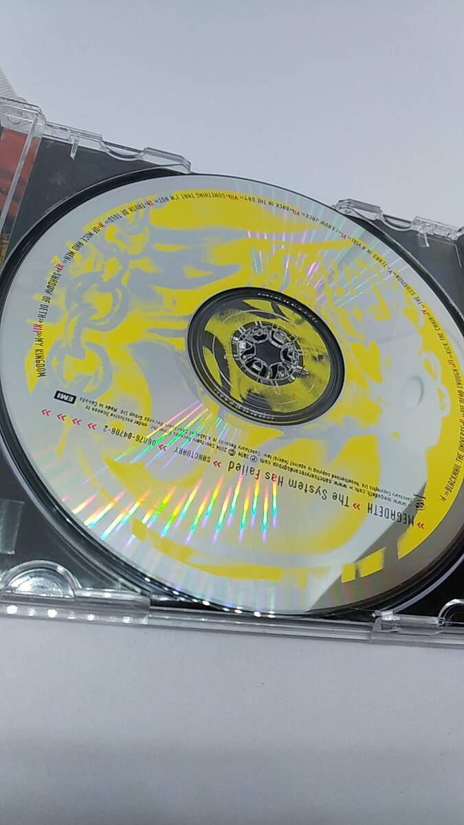 CD メガデス　the system has failed 輸入盤　中古品_画像4