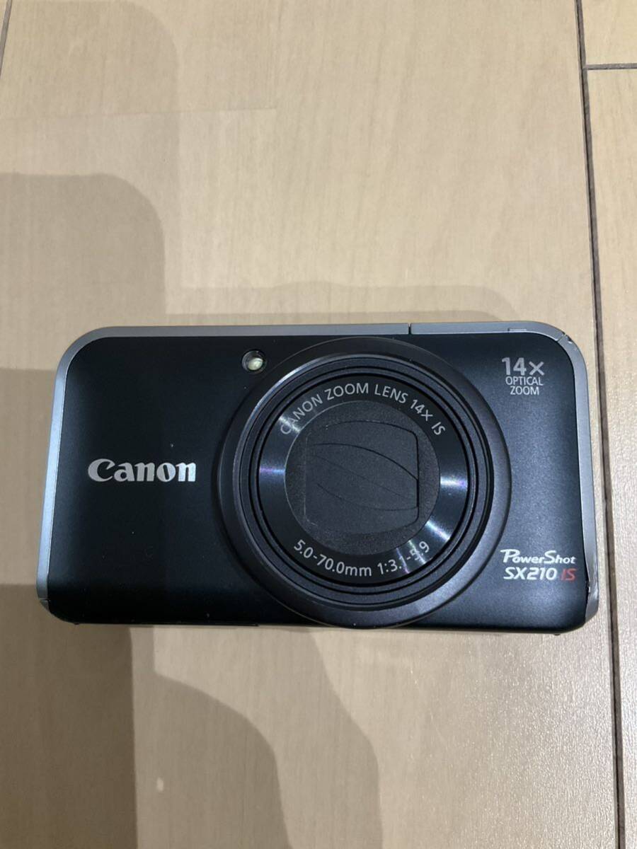 中古 Canon キヤノン コンパクトデジタルカメラ PowerShot SX210 IS ブラックの画像2