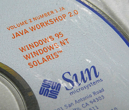Sun Microsystems Java WORKSHOP 2.0 (Solaris/Win95/WinNT) [管理:KX300]_画像2