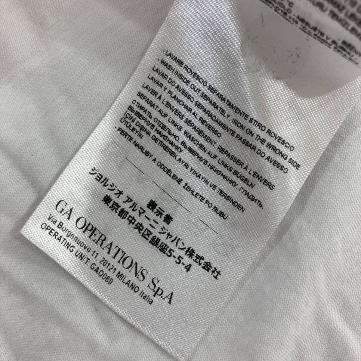 ARMANI EXCHANGE アルマーニエクスチェンジ　ladies レディース　トップス　半袖　tシャツ size:XS collar:ホワイト
