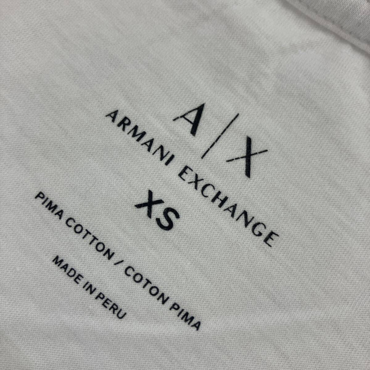 ARMANI EXCHANGE アルマーニエクスチェンジ　ladies レディース　トップス　半袖　tシャツ size:XS collar:ホワイト