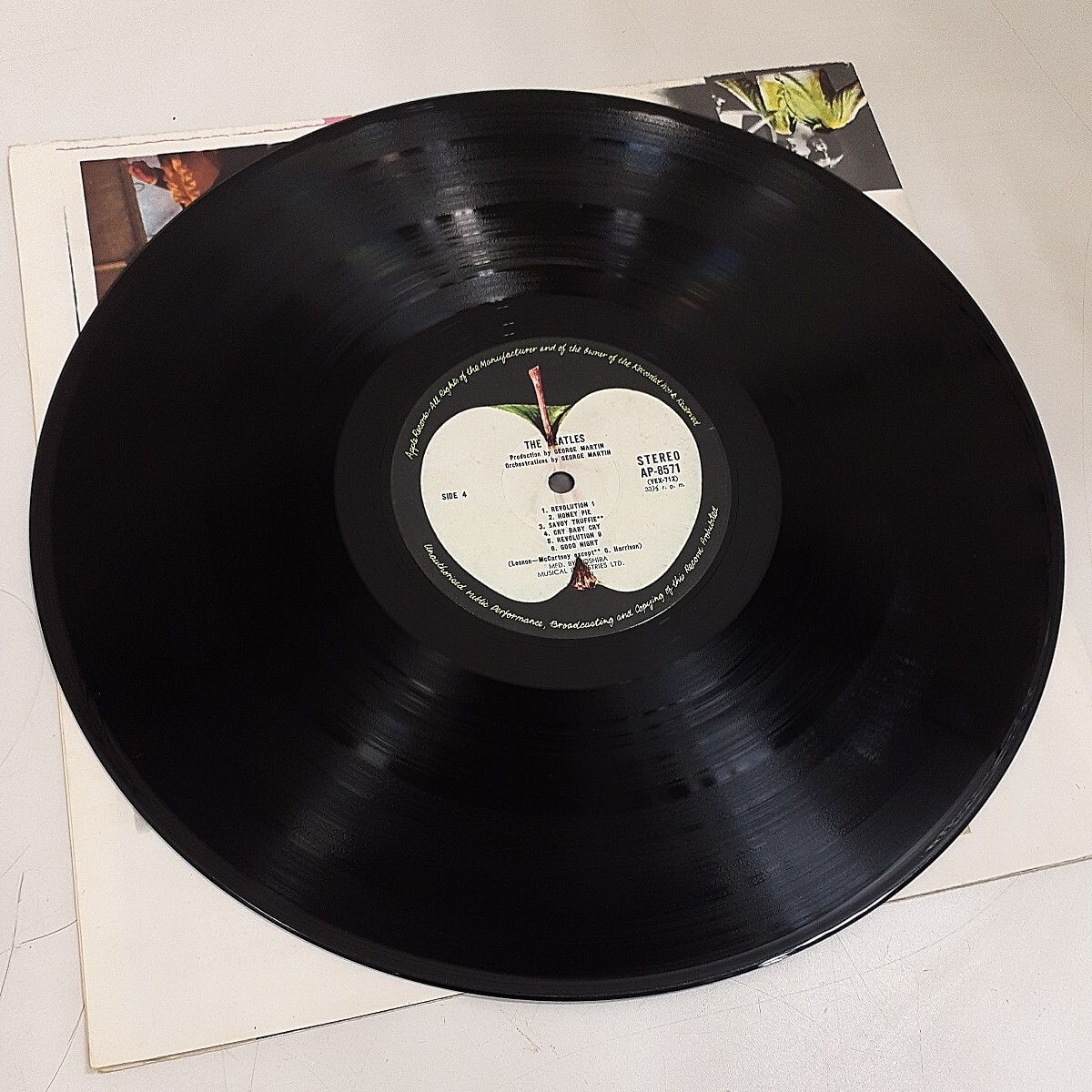 【帯付き】 LP 2枚組 The Beatles ビートルズ ホワイトアルバム / 国内盤 AP-8570-71 レコード_画像9