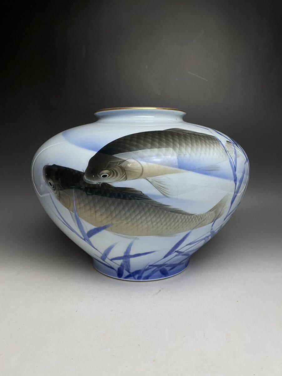 旧宮家伝来 図録類似品 明治期 オールド香蘭社 色絵褐地花鳥図 旧宮家伝来 図録類似品 明治期 オールド香蘭社 色絵褐地花鳥図